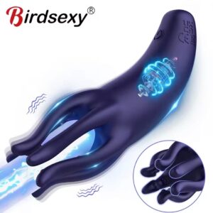 Power-Grip Vibe - Masturbador Vibrante Ergonómico