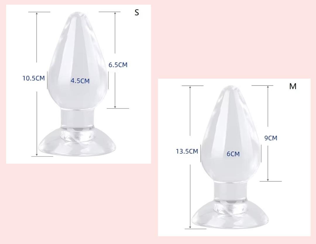 Plug de Cristal Artisanal Glass