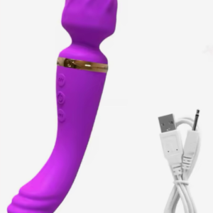 Aura - Vibrador de Punto G de Seda Púrpura